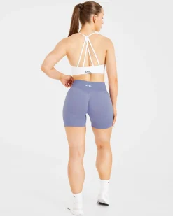Essential V Neck Strappy Sports Bra