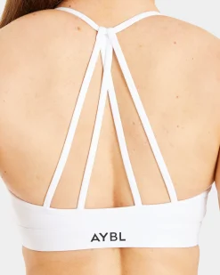 Essential V Neck Strappy Sports Bra