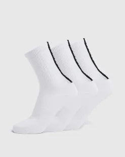 Everyday Back Stripe Crew Socks (3 Pack)