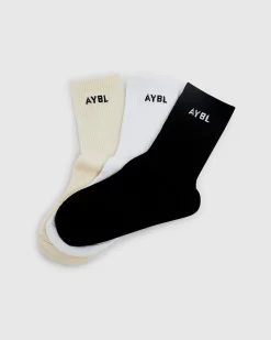 Everyday Crew Socks (3 Pack)