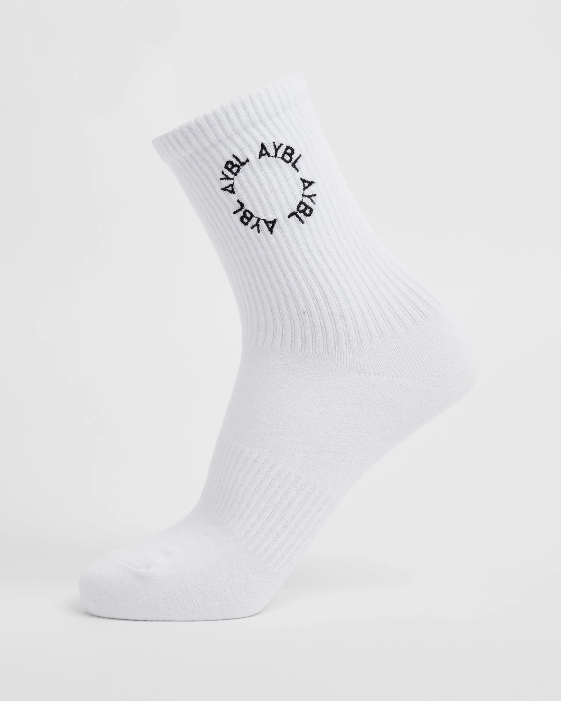 Everyday Embroidered Crew Socks (3 Pack)