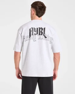 Heavy Lifting Gothic Oversized T Shirt