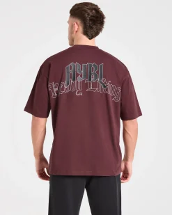 Heavy Lifting Gothic Oversized T Shirt
