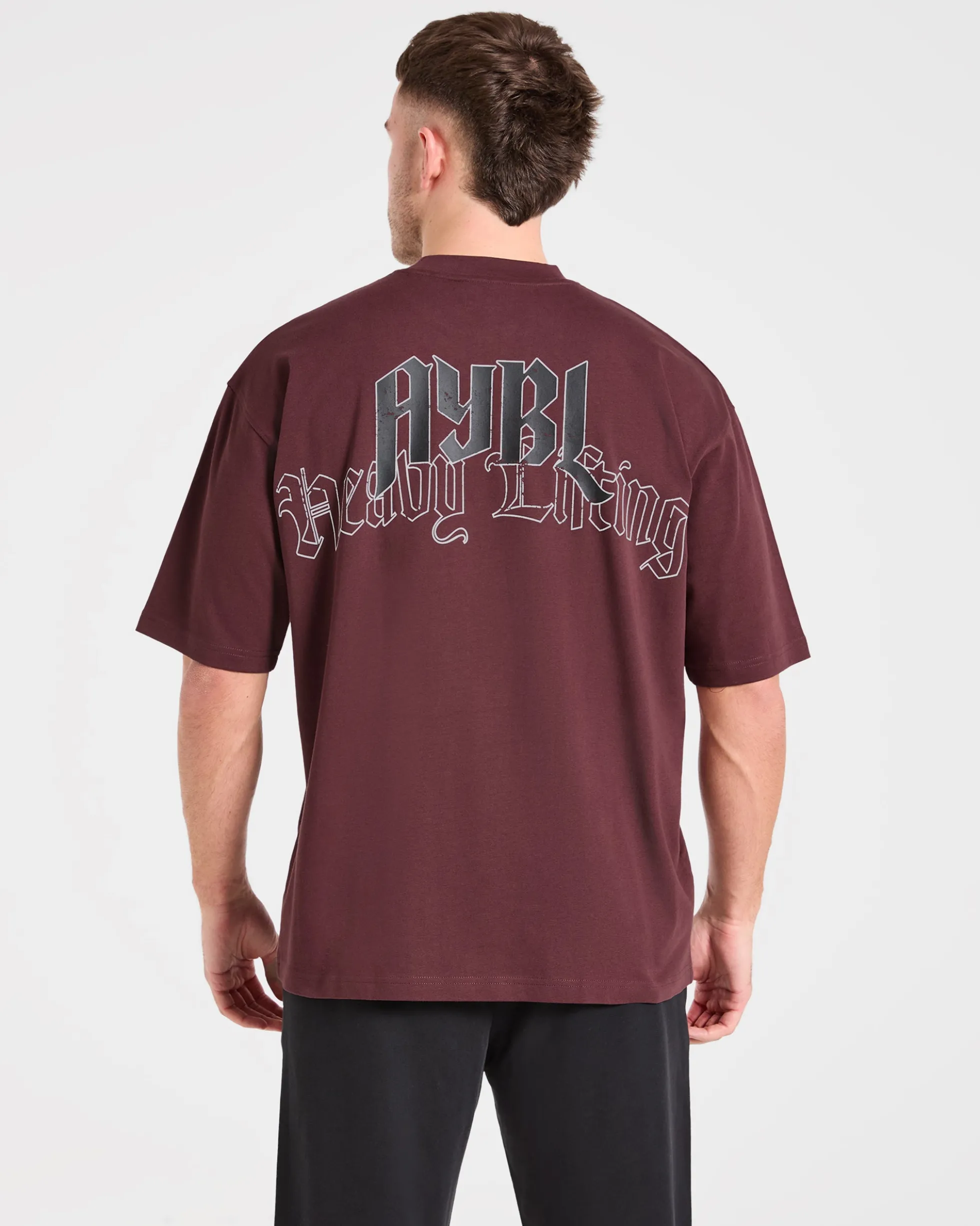 Heavy Lifting Gothic Oversized T Shirt