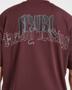 Heavy Lifting Gothic Oversized T Shirt