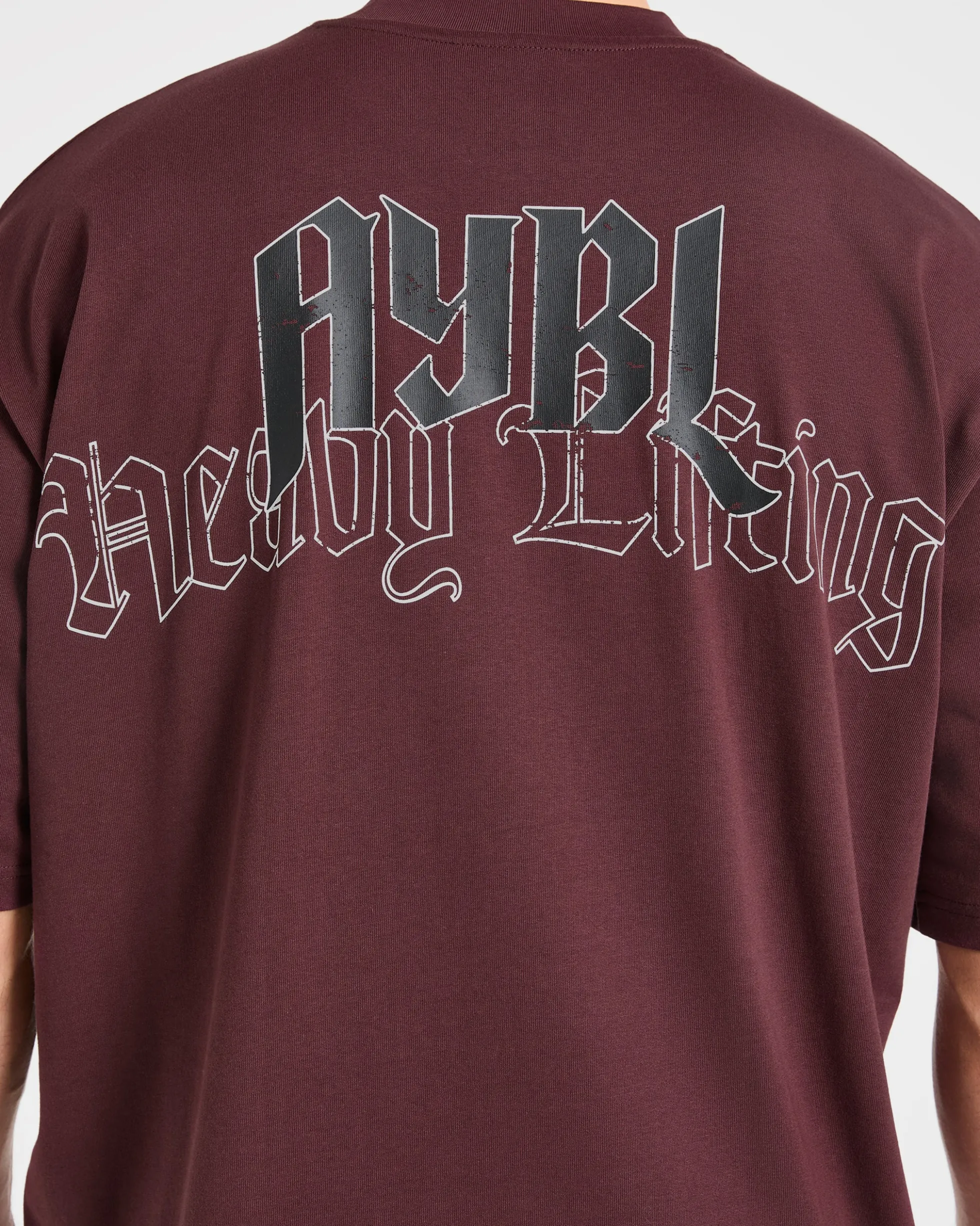 Heavy Lifting Gothic Oversized T Shirt