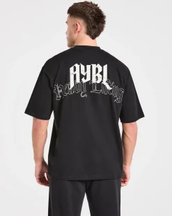 Heavy Lifting Gothic Oversized T Shirt