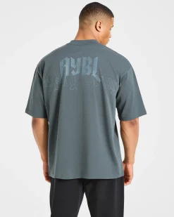 Heavy Lifting Gothic Oversized T Shirt