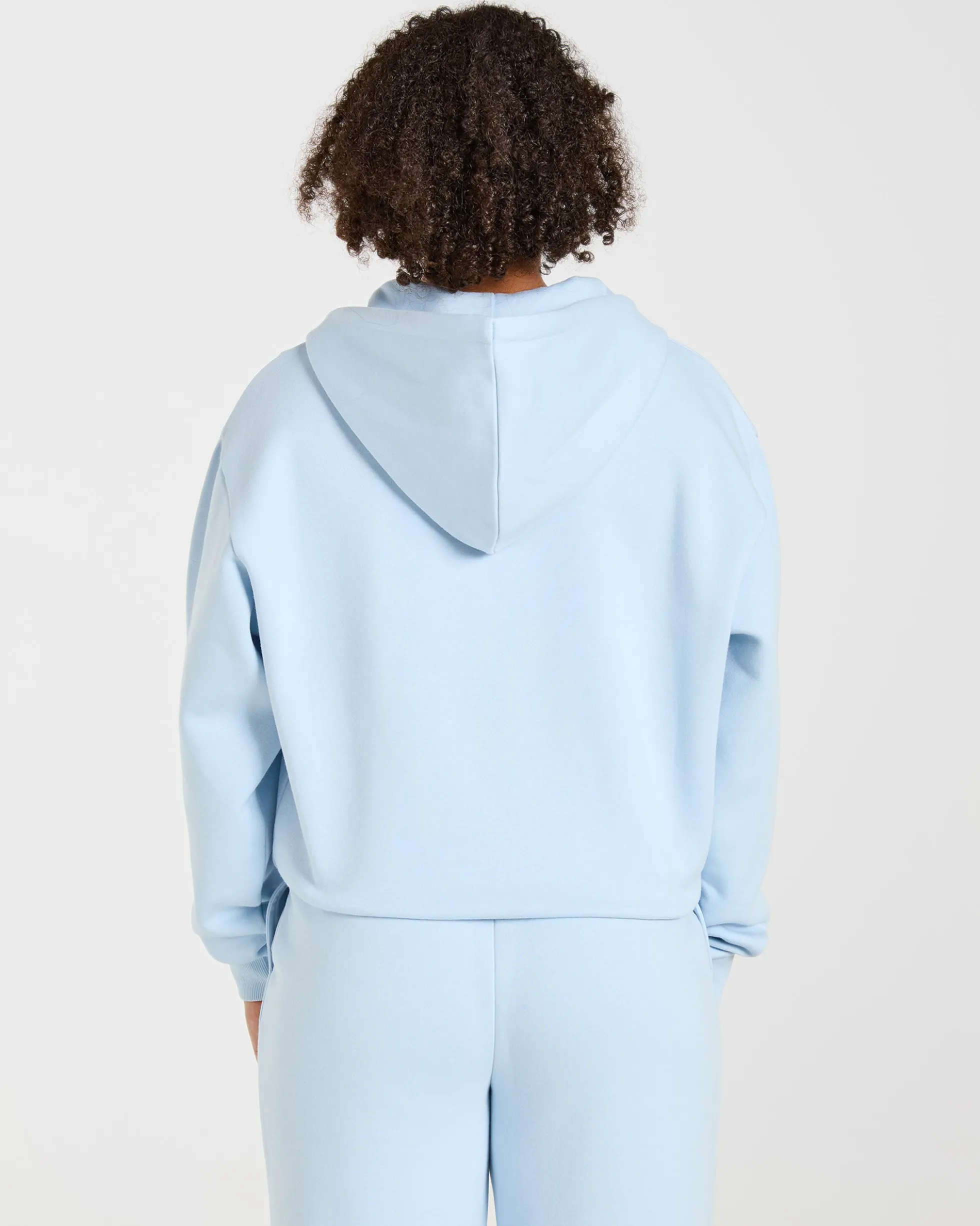 Lifestyle Oversized Zip Up Hoodie