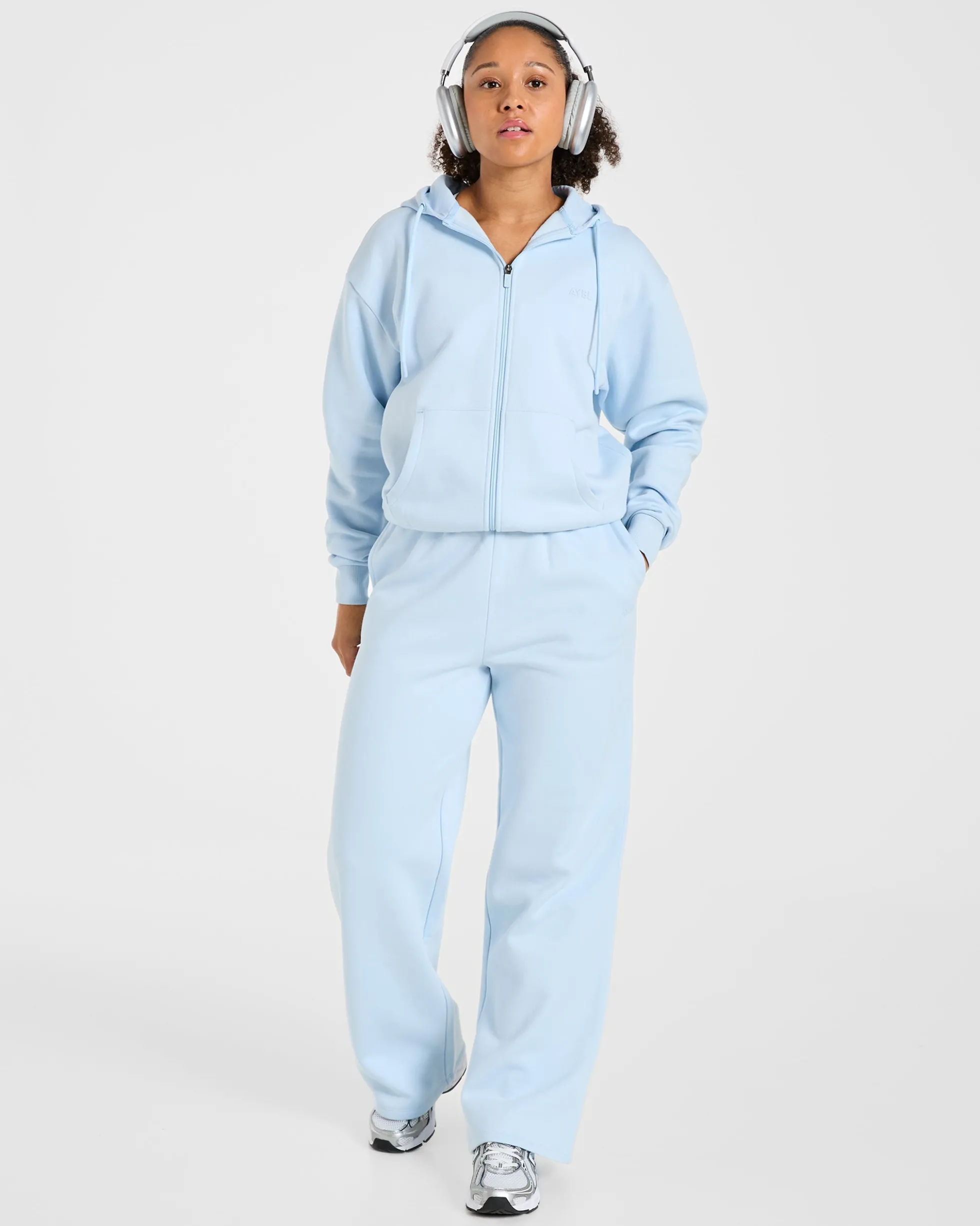 Lifestyle Oversized Zip Up Hoodie