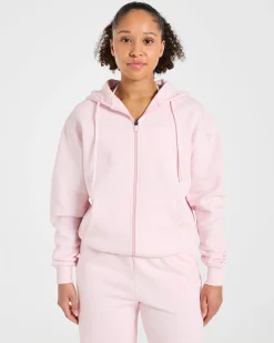 Lifestyle Oversized Zip Up Hoodie