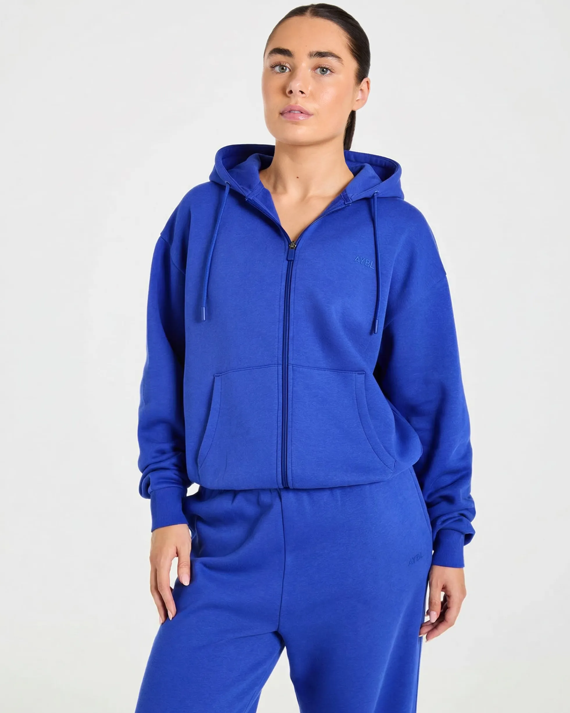 Lifestyle Oversized Zip Up Hoodie