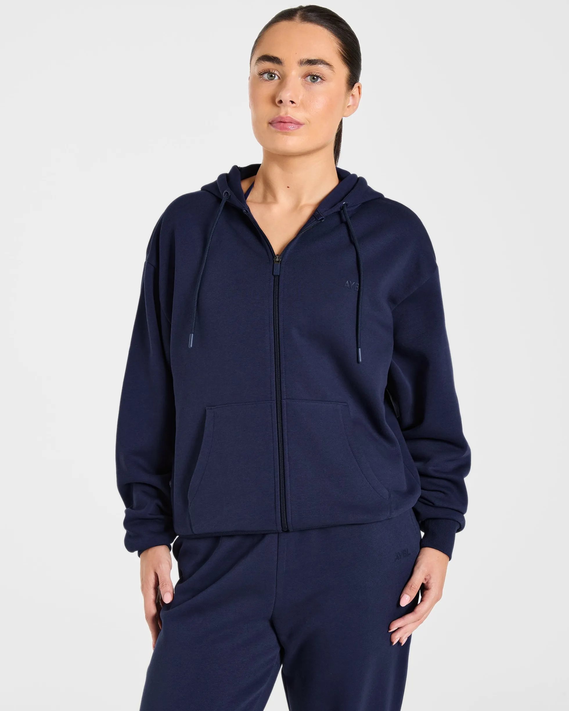 Lifestyle Oversized Zip Up Hoodie
