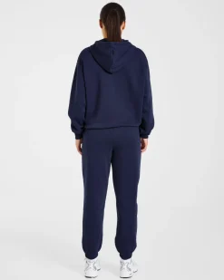 Lifestyle Oversized Zip Up Hoodie