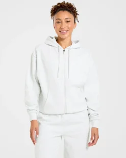 Lifestyle Oversized Zip Up Hoodie