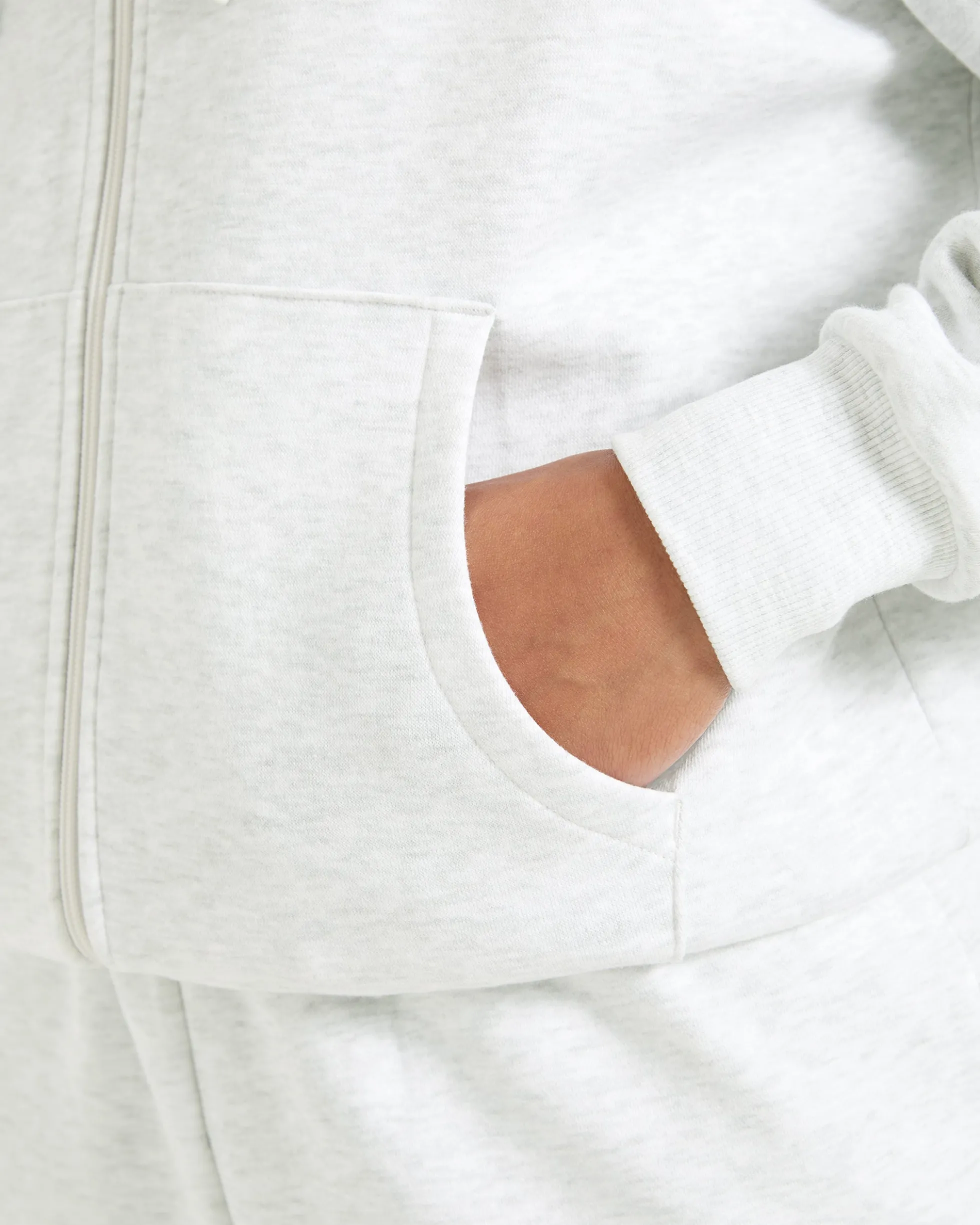 Lifestyle Oversized Zip Up Hoodie