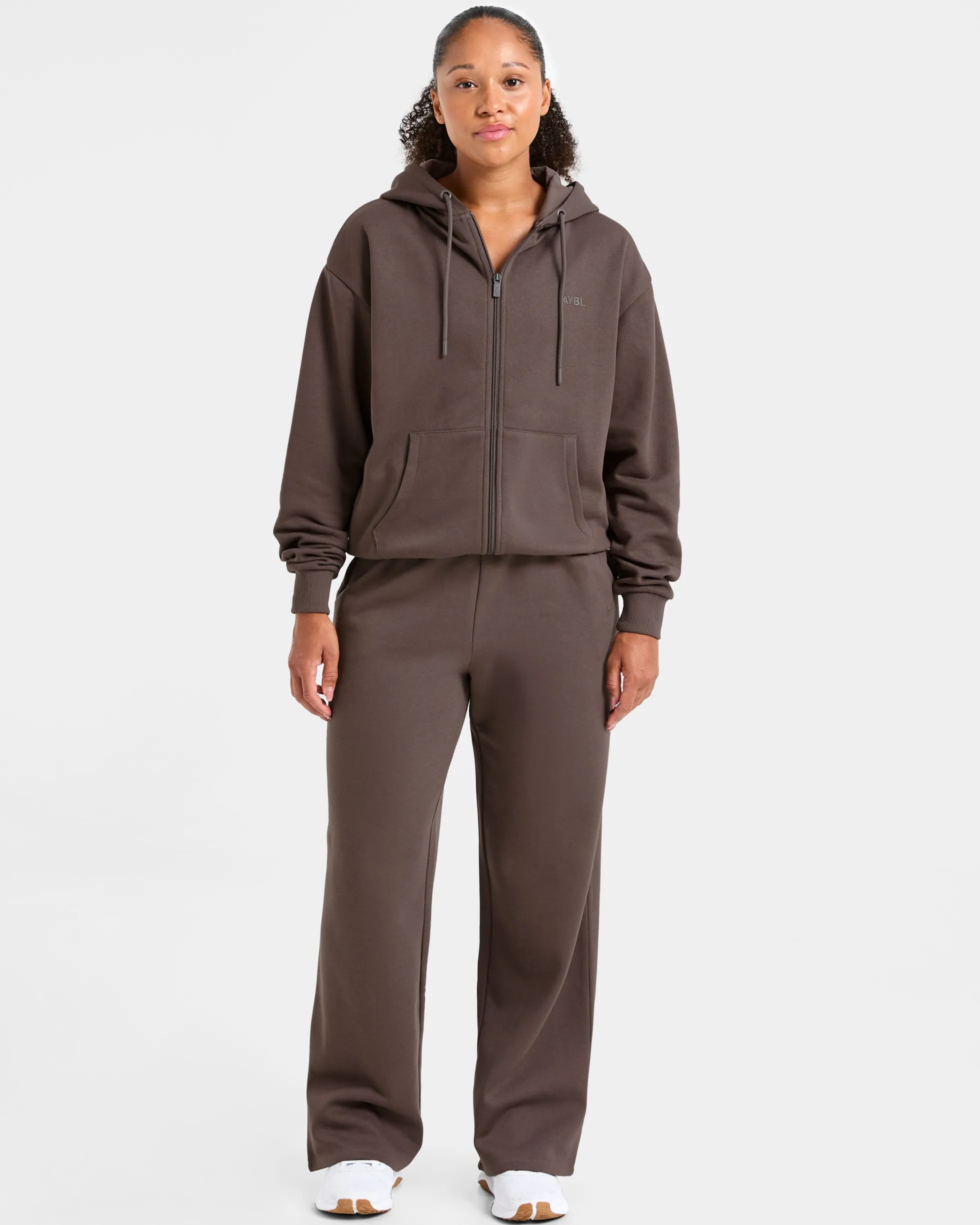 Lifestyle Oversized Zip Up Hoodie
