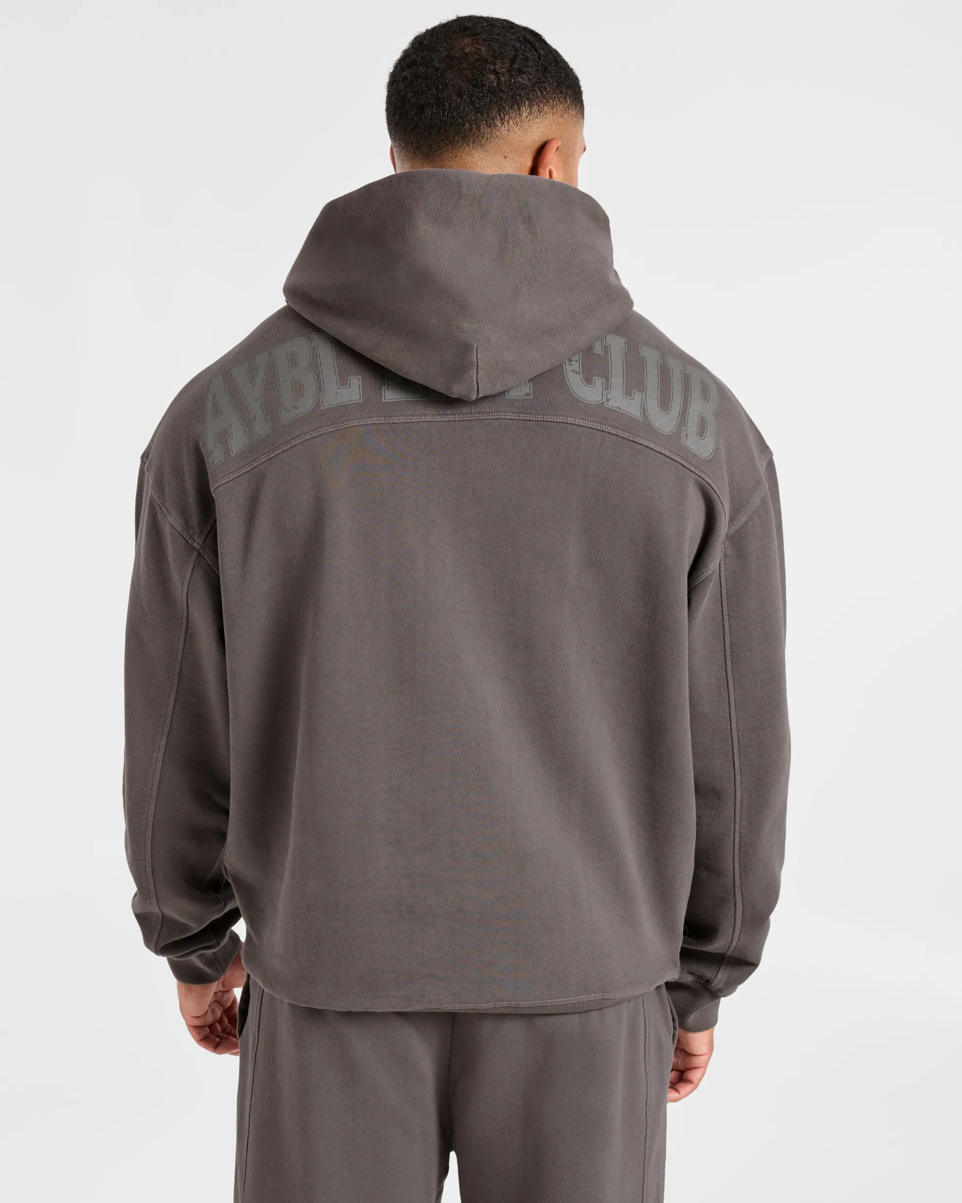 Lift Club Distressed Hoodie
