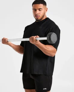 Lift Club Distressed Oversized T Shirt