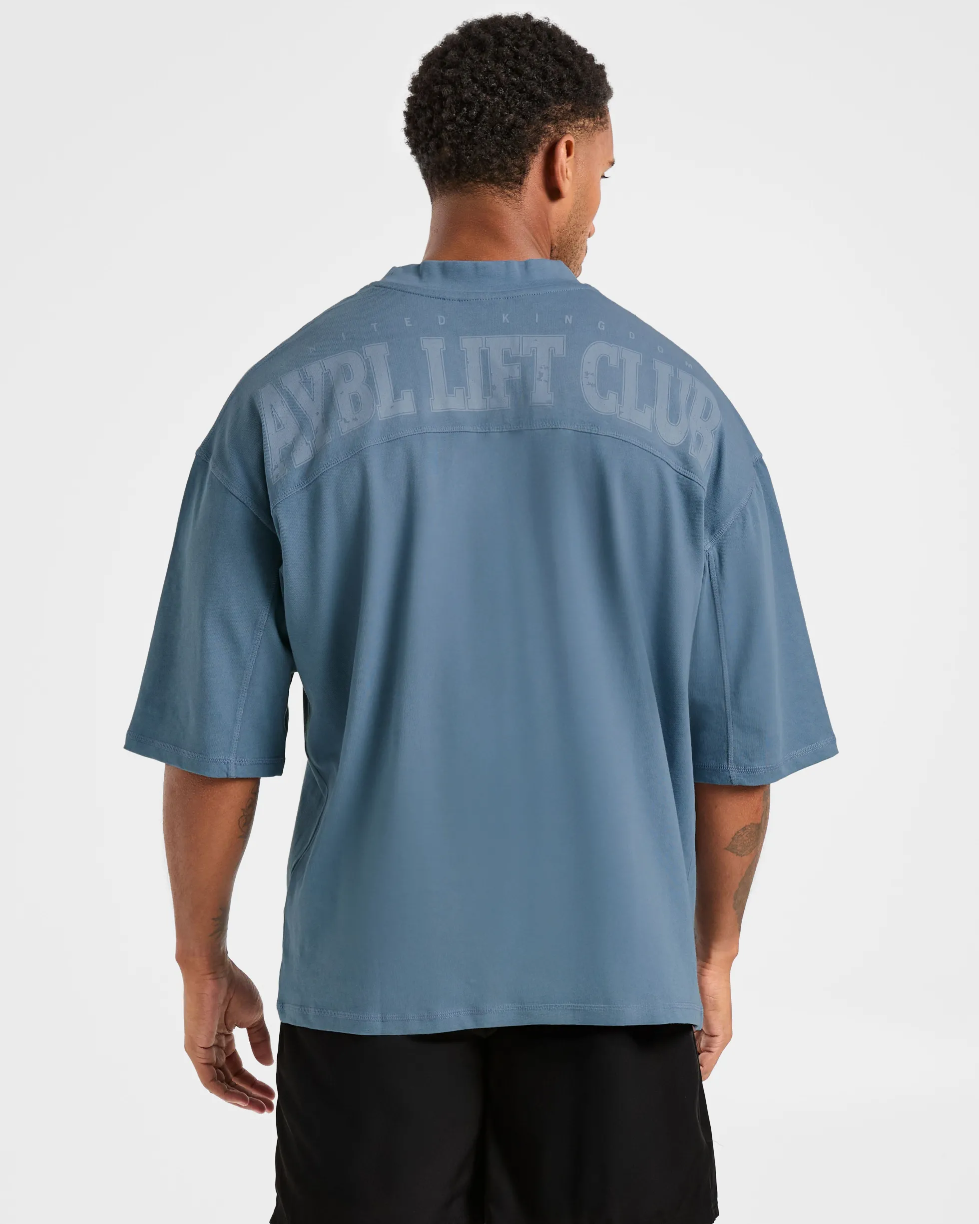 Lift Club Distressed Oversized T Shirt