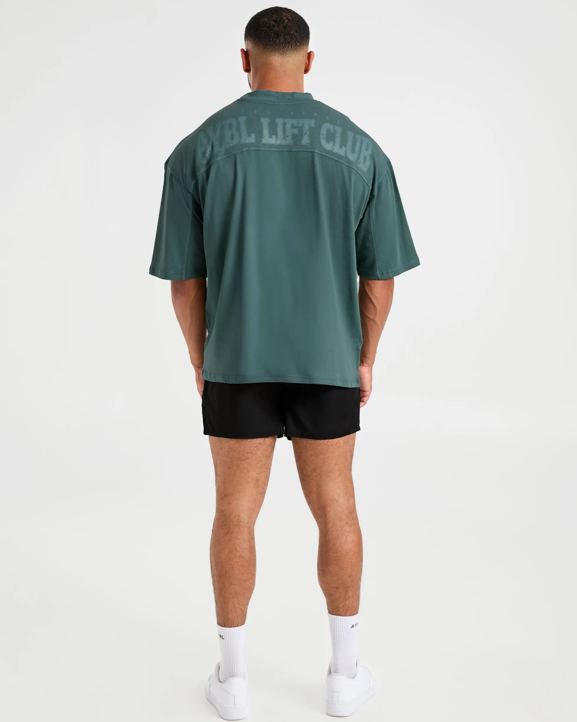 Lift Club Distressed Oversized T Shirt