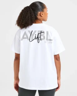 Lift Graphic Oversized T Shirt