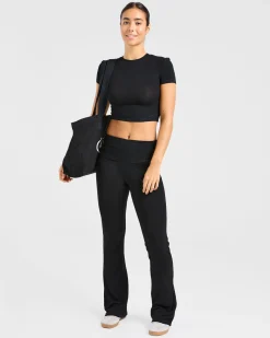 Lounge Ribbed T Shirt