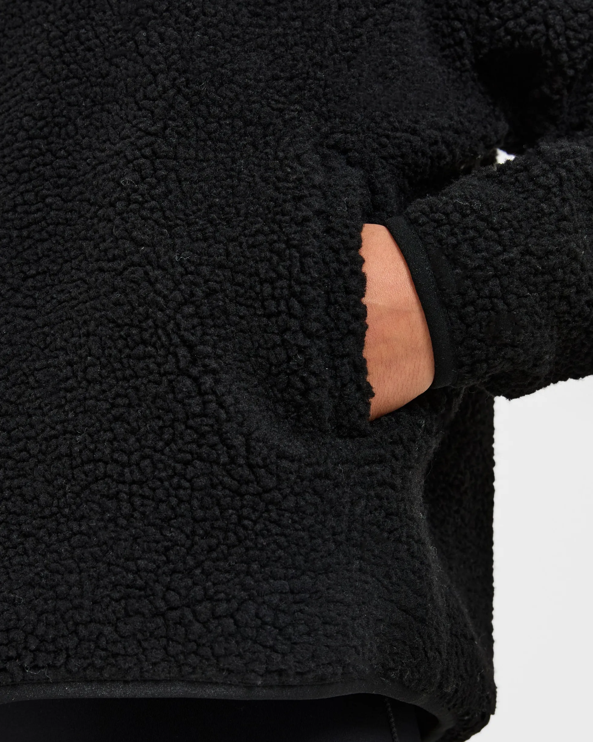 Oversized Zip Up Fleece Jacket