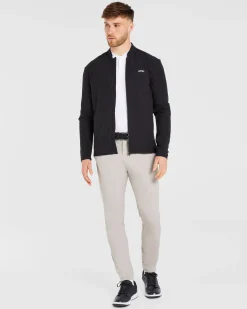Performance Collarless Polo Shirt