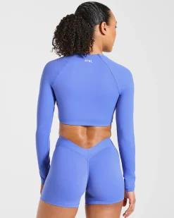 Physique Long Sleeve Crop Top