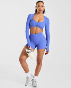Physique Long Sleeve Crop Top