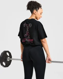 Power Lifting Illustration T Shirt