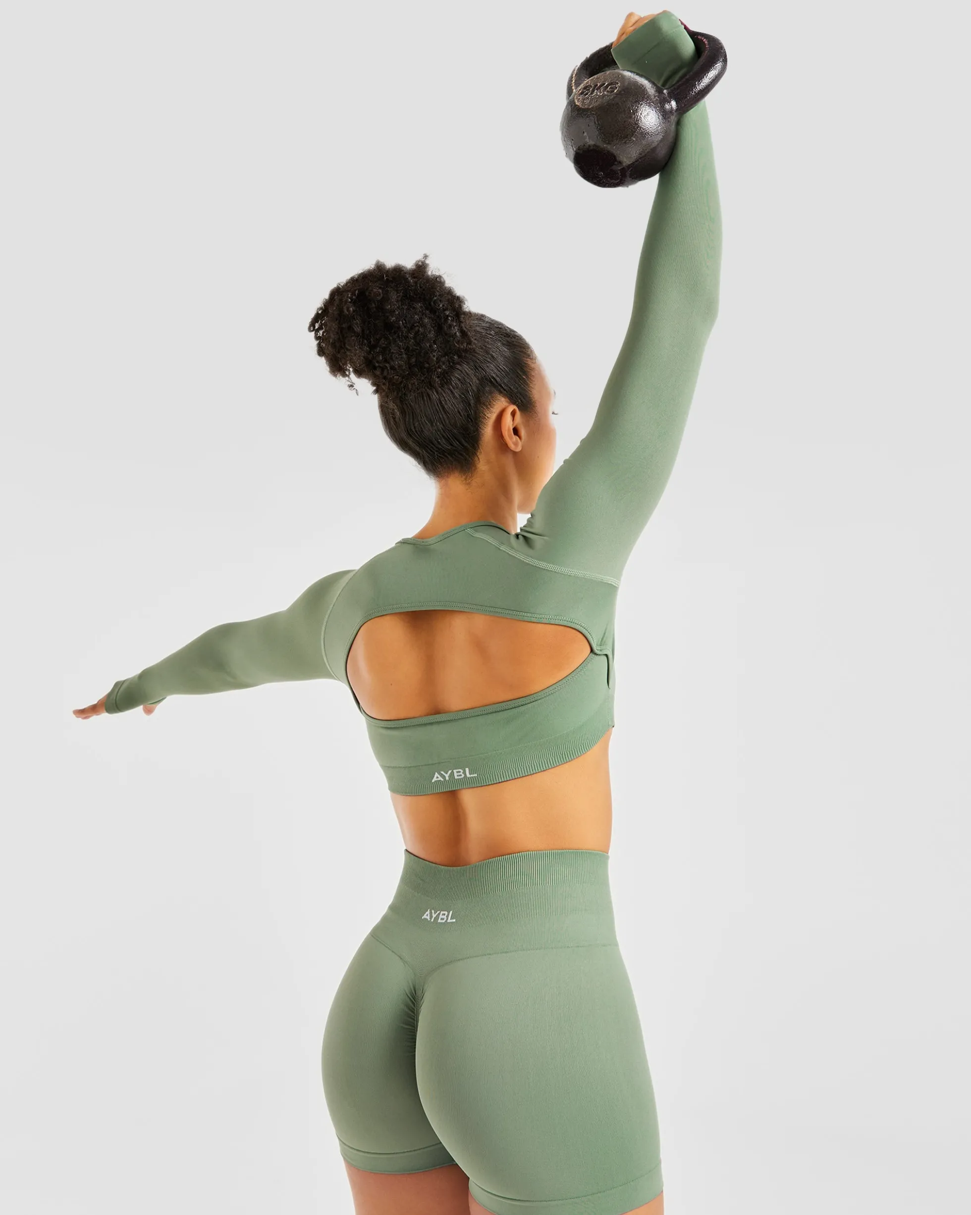 Power Seamless Long Sleeve Crop Top
