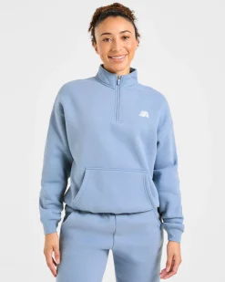 Retro Athletics Oversized 1/4 Zip Pullover