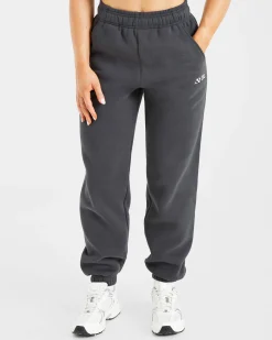 Retro Embroidered Oversized Joggers