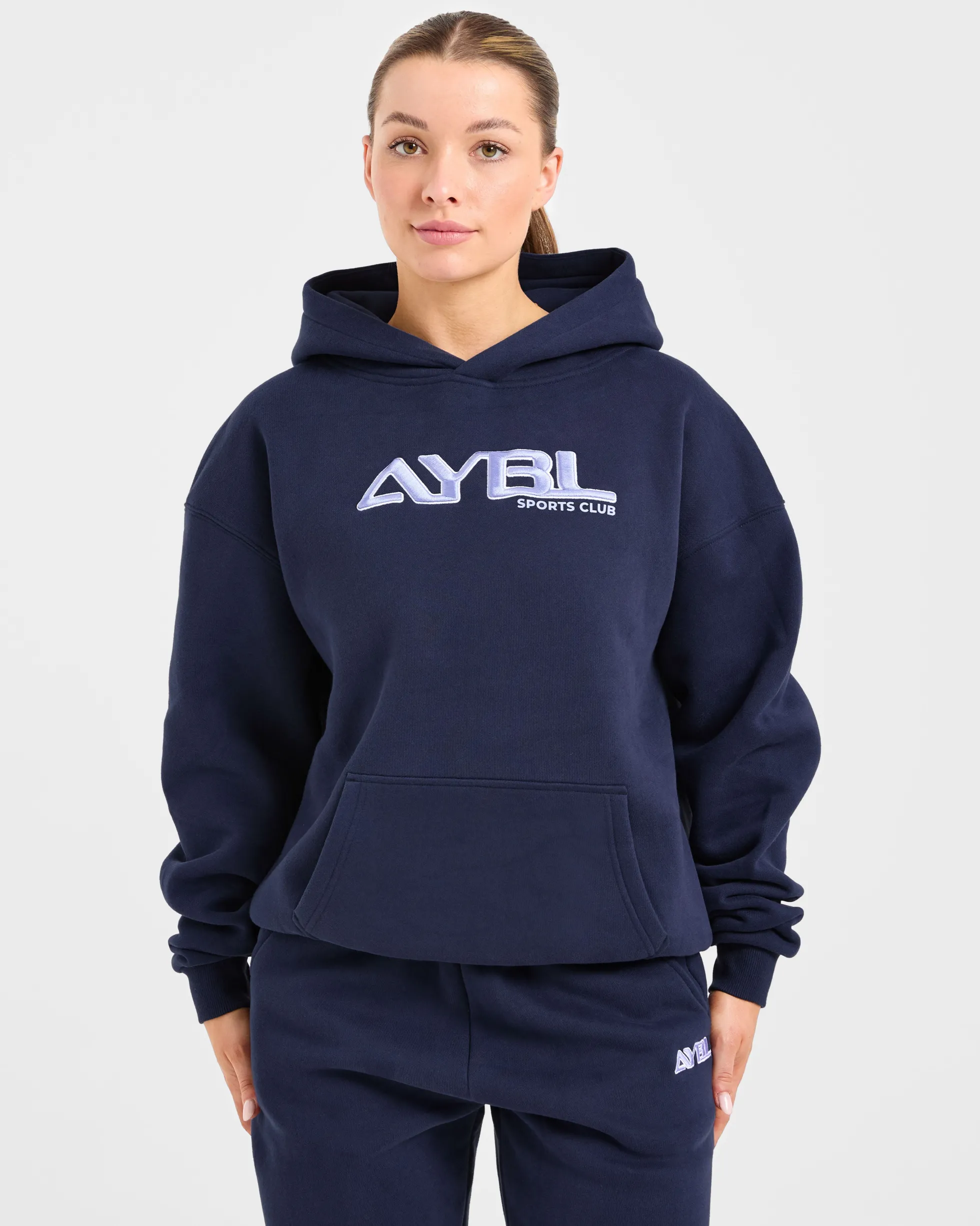 Retro Embroidered Oversized Hoodie