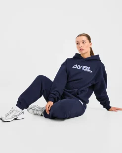 Retro Embroidered Oversized Hoodie