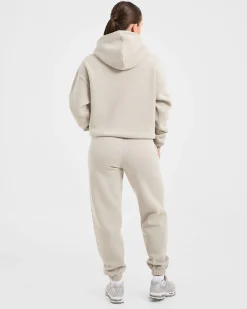 Retro Embroidered Oversized Hoodie