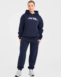 Retro Embroidered Oversized Joggers