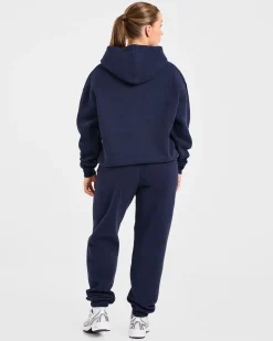 Retro Embroidered Oversized Joggers