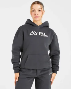 Retro Embroidered Oversized Hoodie