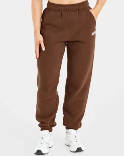 Retro Embroidered Oversized Joggers
