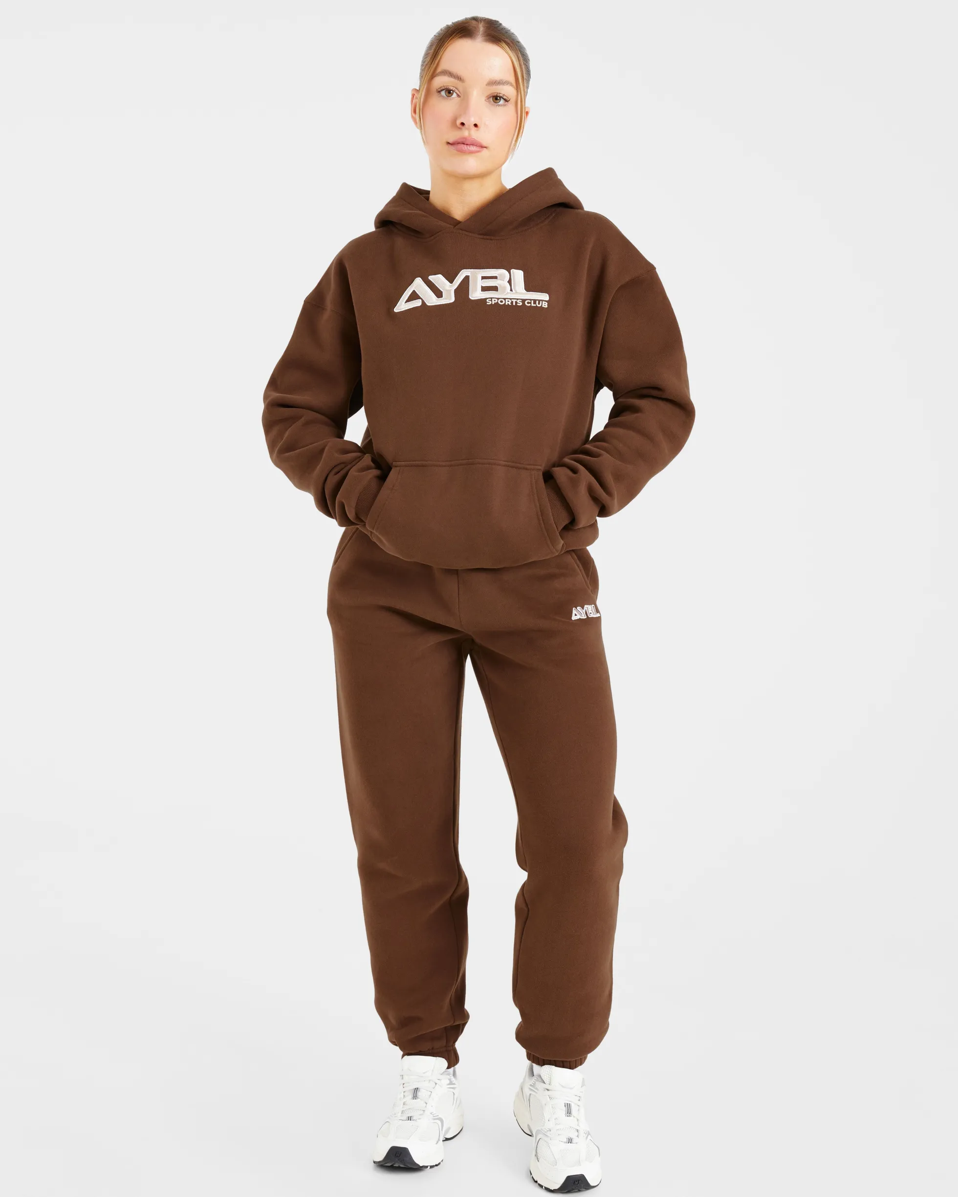 Retro Embroidered Oversized Joggers