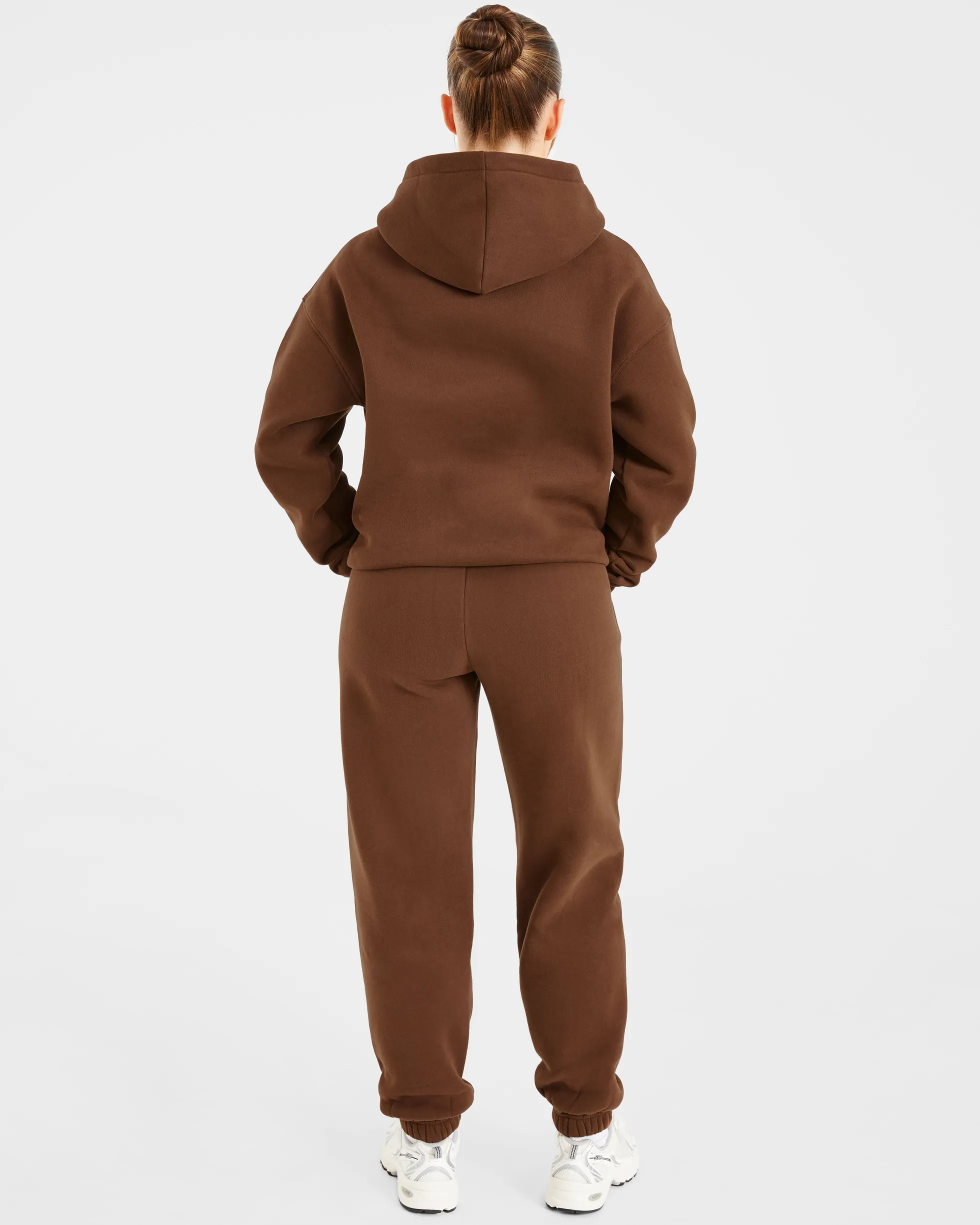 Retro Embroidered Oversized Joggers