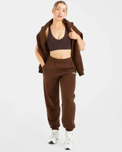 Retro Embroidered Oversized Joggers