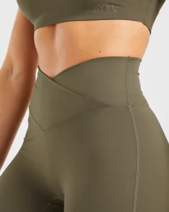Sculpt Wrap Flared Leggings
