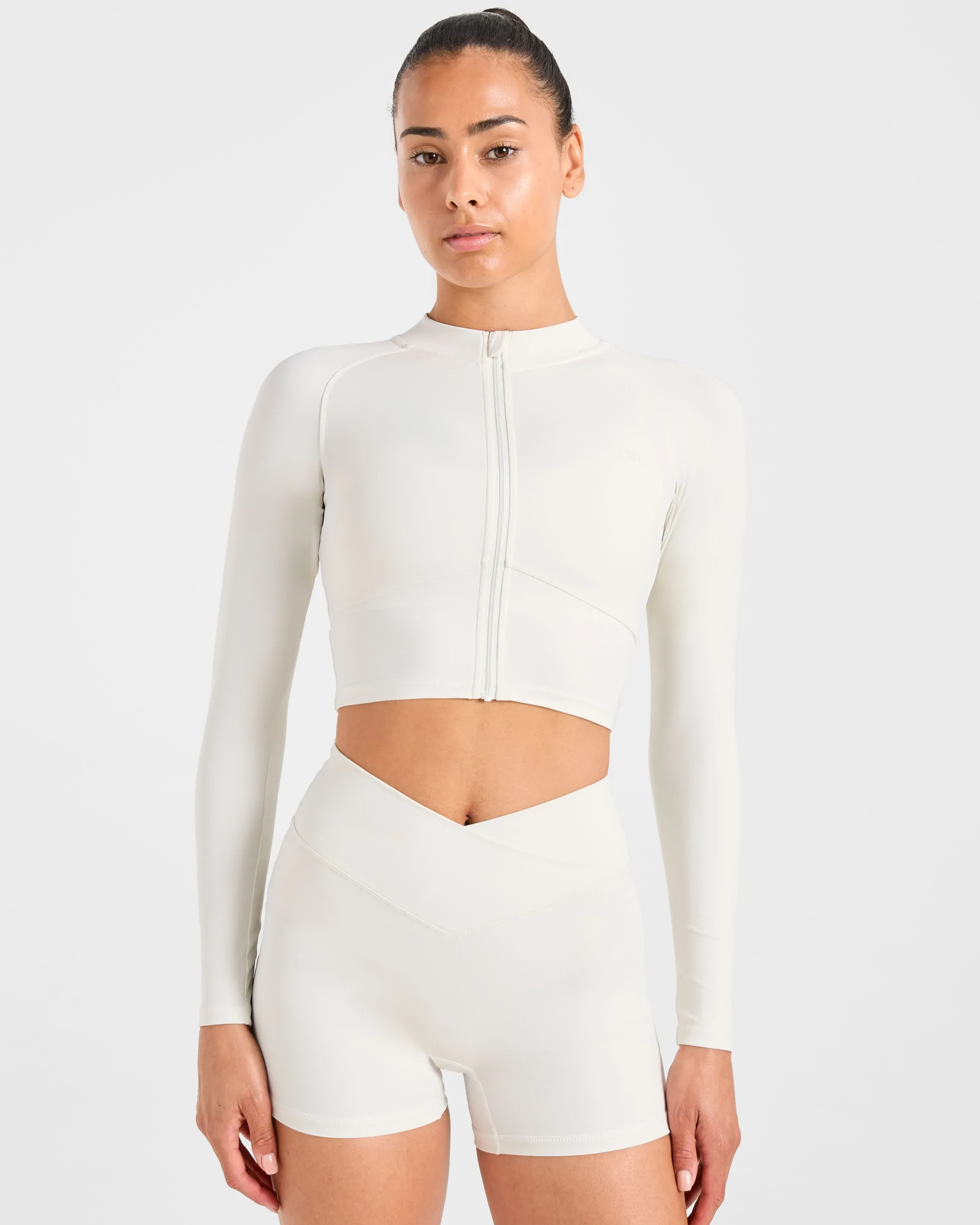 Sculpt Wrap Zip Up Jacket
