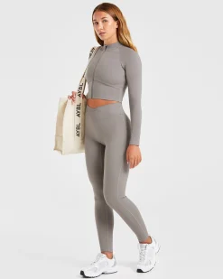 Sculpt Wrap Zip Up Jacket