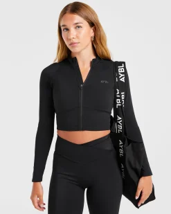Sculpt Wrap Zip Up Jacket