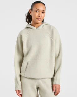 Soft Oversized Knitted Hoodie
